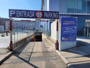 entrada parking colón Valladolid